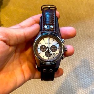 Men’s fossil watch thick band